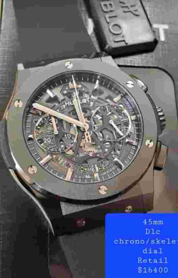 Hublot Classic Fusion Aerofusion
                           
                                 Ceramic Aerofusion Chronograph 45mm 525.CM.0170.RX NEW UNWORN