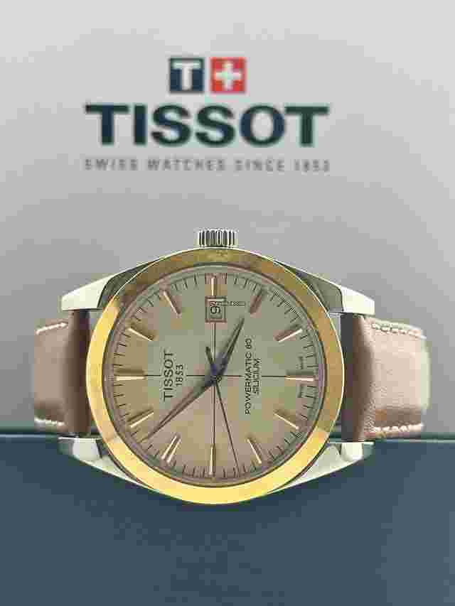 Tissot Gentleman
                           
                                 POWERMATIC 80 SILICIUM SOLID 18K GOLD BEZEL
