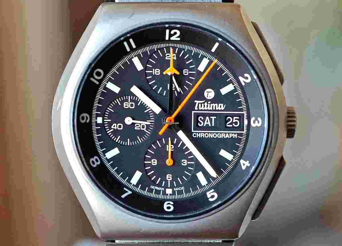 Tutima Military
German Chronograph Titanium 43mm Ref. 760
