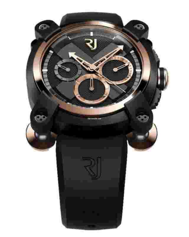 Romain Jerome Moon-DNA
                           
                                 Invader Chronograph PVD-Coated Steel & 18K gold Watch.
