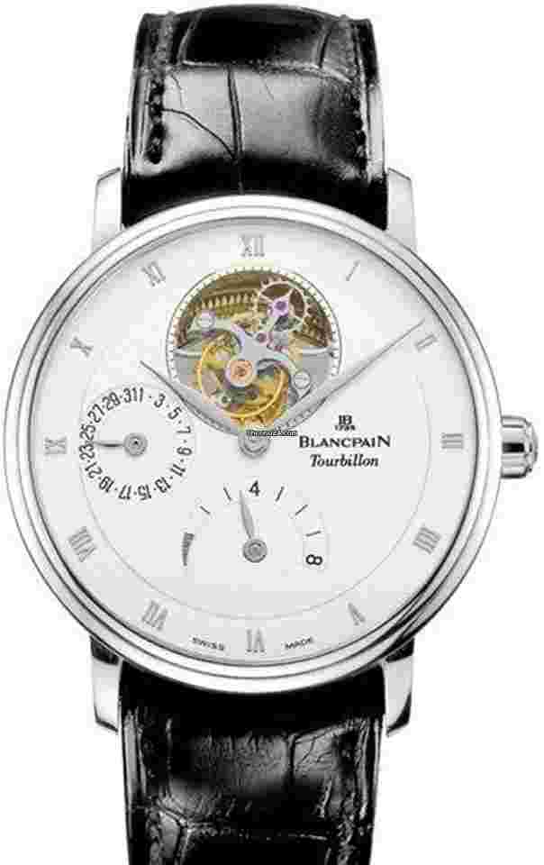 Blancpain Villeret
Tourbillon 8 Jours Platinum Mens Watch