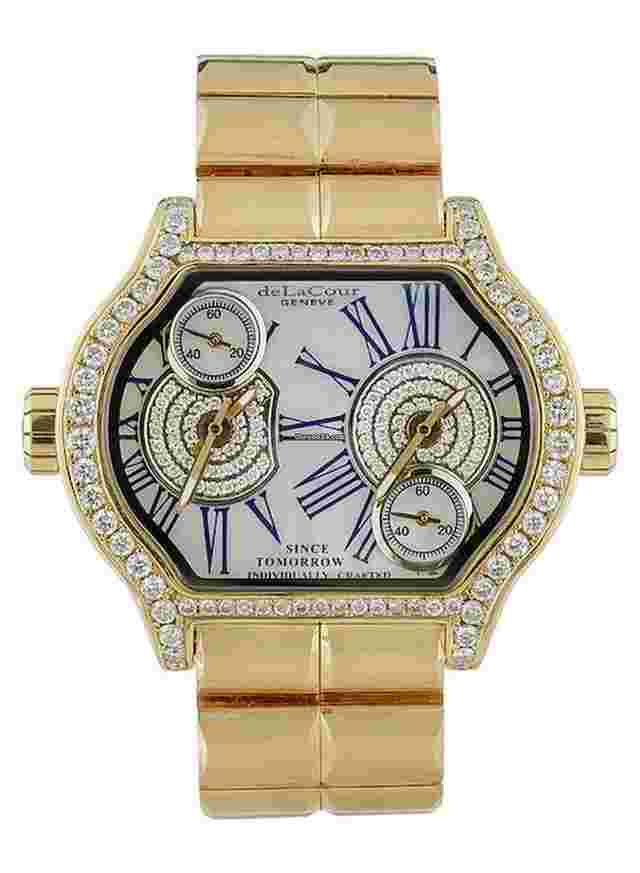 DeLaCour
                           
                                 City 2 Limited Edition 18K Rose Gold & Diamonds Ladies Watch