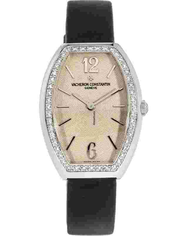 Vacheron Constantin
                           
                                 Egerie Tonneau 18K White Gold & Diamonds Ladies Watch