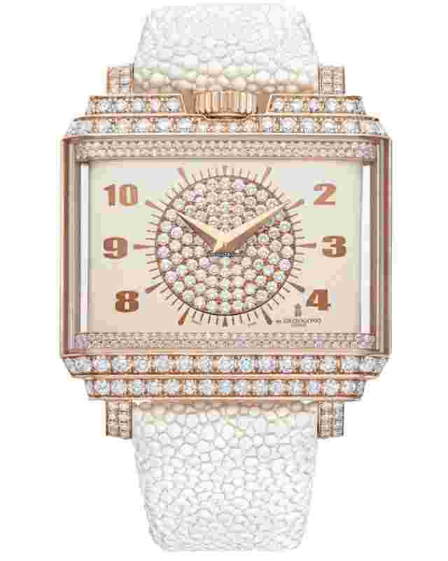 De Grisogono
                           
                                 New Retro 18K Rose Gold & Diamonds Ladies Watch