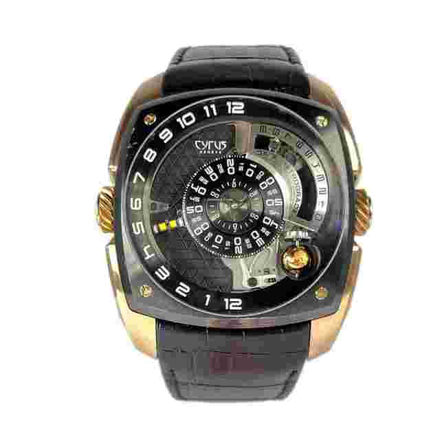 Cyrus
                           
                                 Klepcys Moon 18K Red Gold & Black DLC Titanium Men's Watch