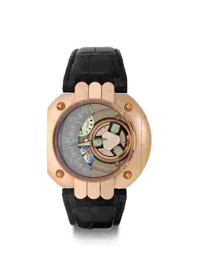 Harry Winston Opus
V Sattelite by Felix Baumgartner 18K Rose Gold Men's Watch
