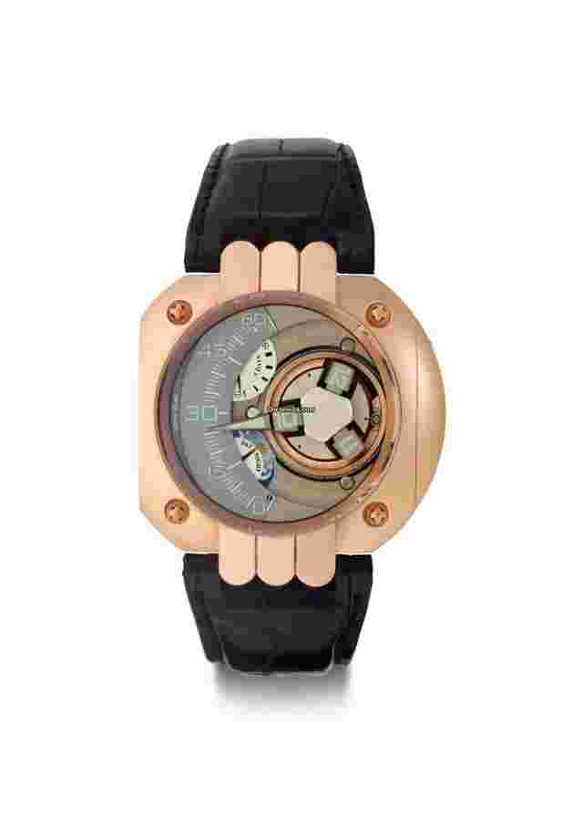Harry Winston Opus
                           
                                 V Sattelite by Felix Baumgartner 18K Rose Gold Men's Watch