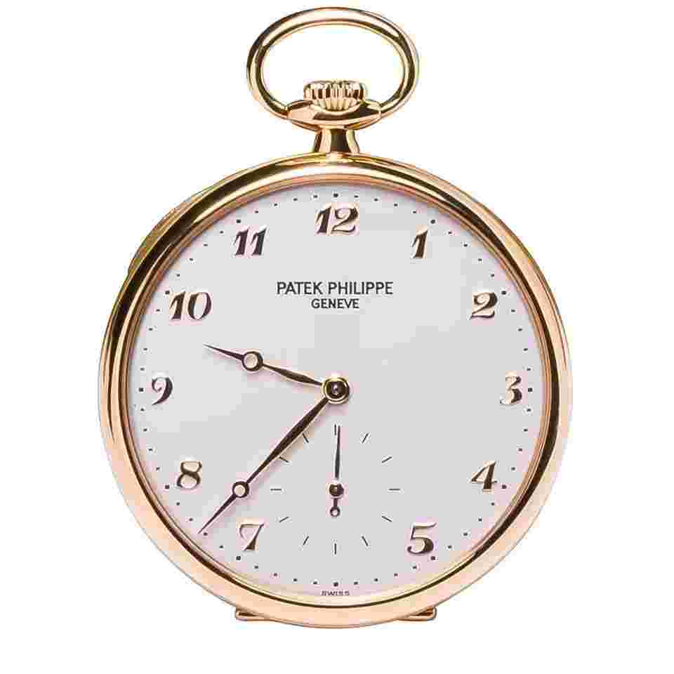 Patek Philippe Pocket Watch
Modern 18K Yellow Gold Open Dial Pocket Men's Watch