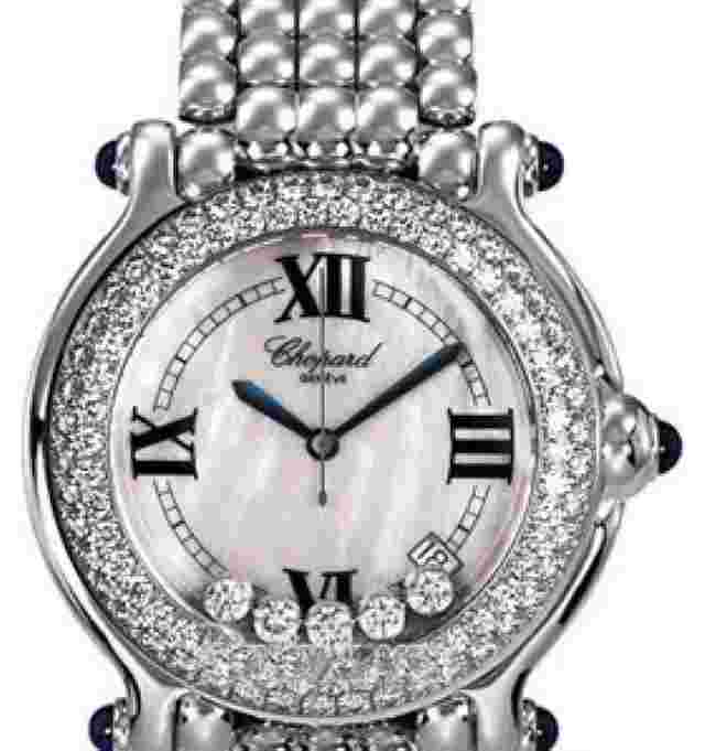 Chopard Happy Sport
                           
                                 Stainless Steel & Diamonds & Sapphire Lady's Watch