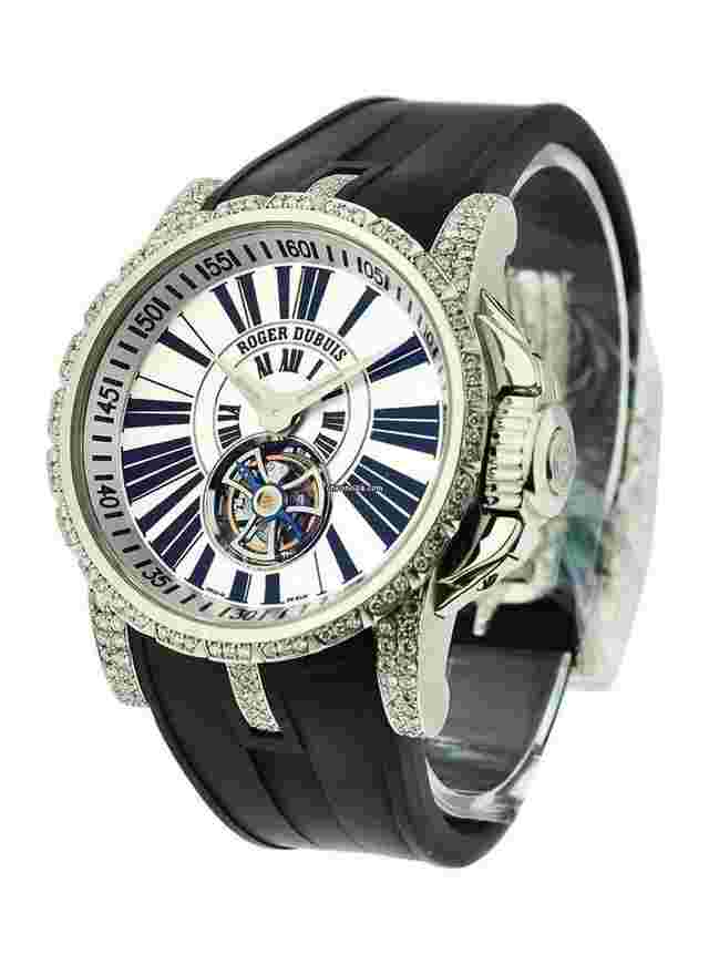 Roger Dubuis Excalibur
                           
                                 Flying Tourbillon Stainless Steel & Diamonds Limited Ladies Watch
