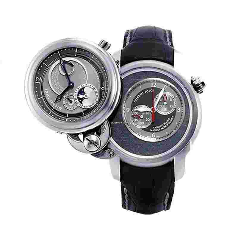 Michel Jordi
                           
                                 Twins-heritage 18K White Gold Men's Watch