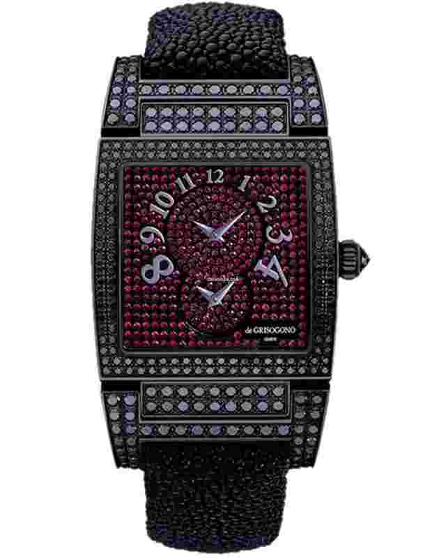 De Grisogono Instrumento N°UNO
                           
                                 Instrumentino Blackened 18K White Gold & Rubies Ladies Watch