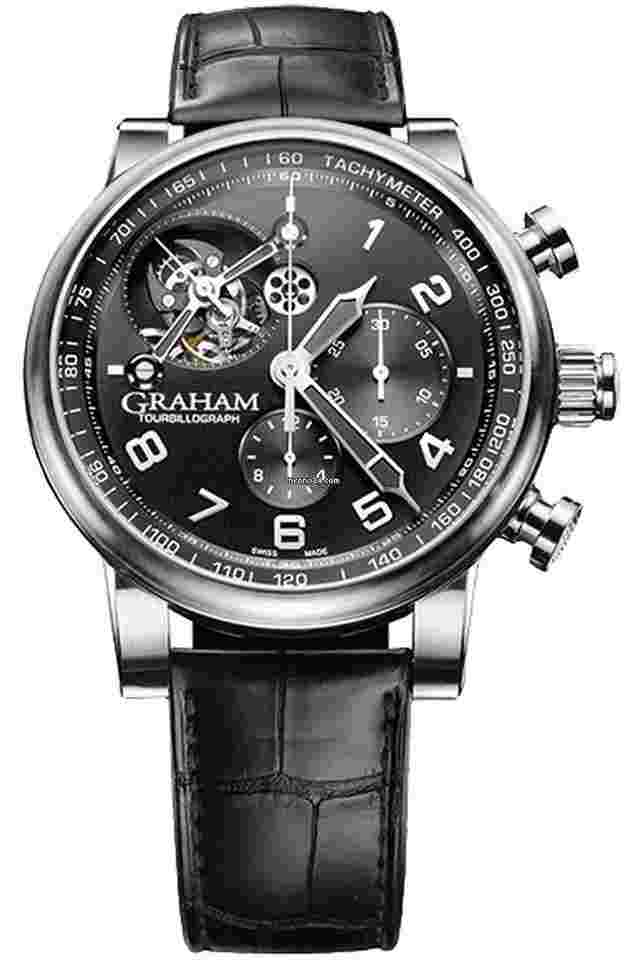 Graham Silverstone
                           
                                 Tourbillograph Stainless Steel Mens Watch