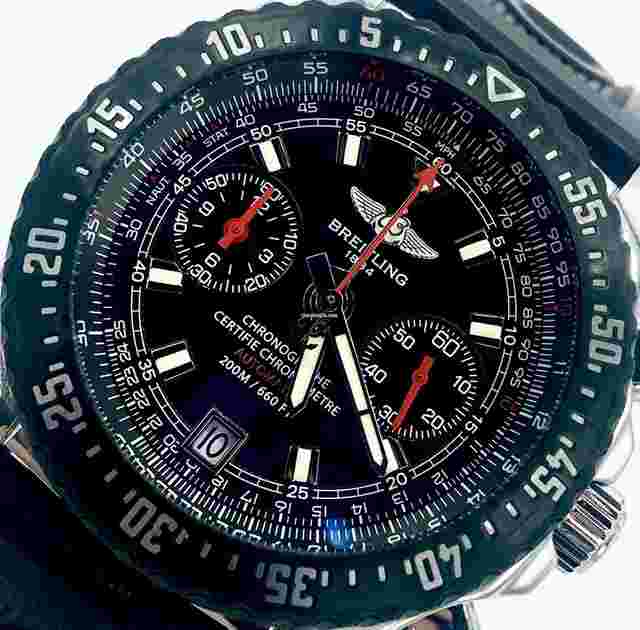 Breitling Skyracer
                           
                                 Raven Chronograph M27363A3B823 Steel Black Index Dial