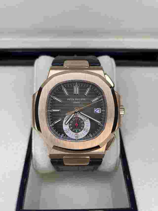 Patek Philippe Nautilus
                           
                                 5980R Rose Gold On Leather