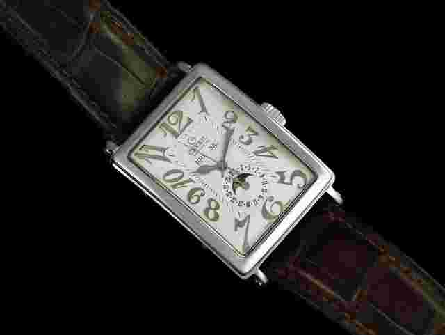 Gevril
                           
                                 Owned & Loved By Martin Sheen - Avenue of Americas Massive Mens Steel Annual Calendar Moon