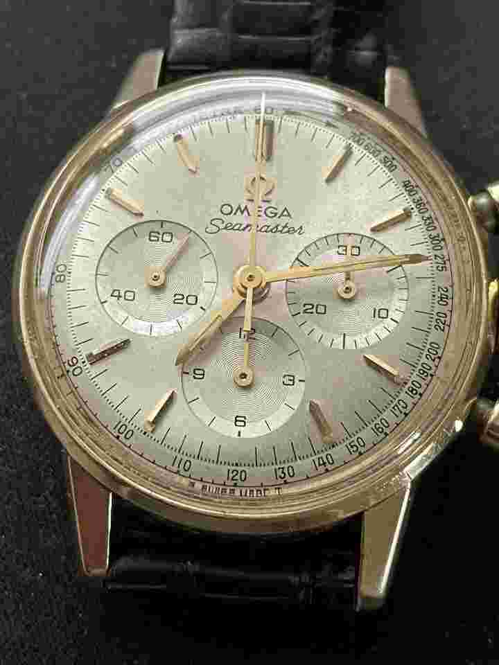 Omega Seamaster
                           
                                 Rare Vintage Seamaster 321 Chronograph in 14K Gold