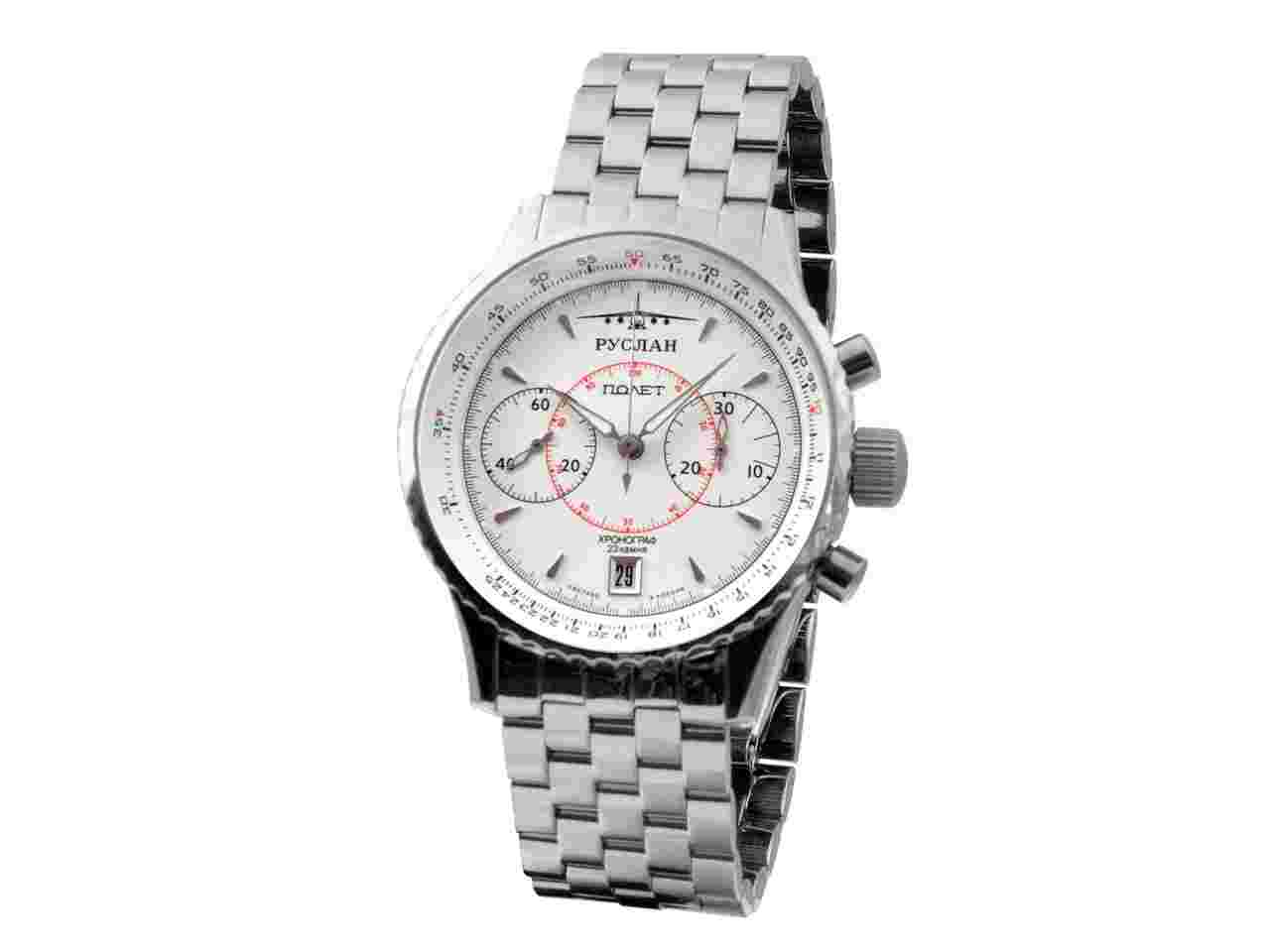 Poljot Chronograph 3133 Russlan white 3133-4461271B