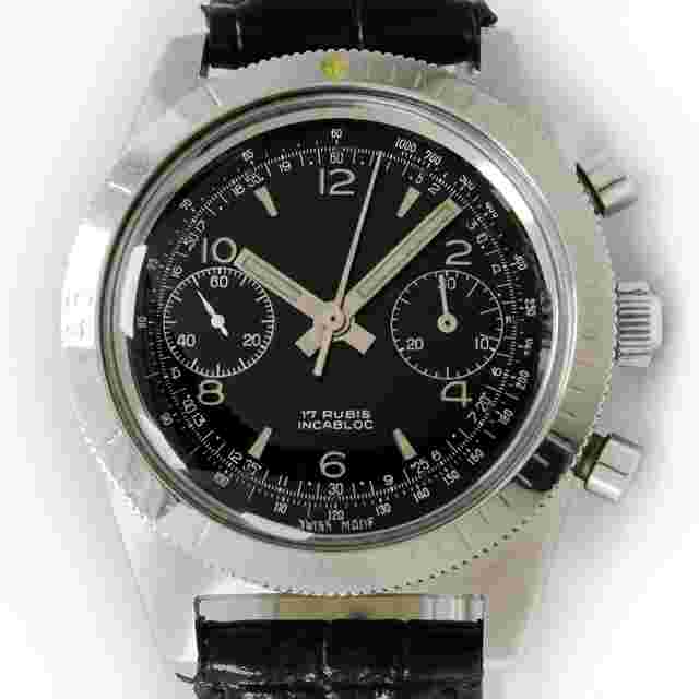 Super Squale Chronograph AA 1343 Winding Wrist Watch 