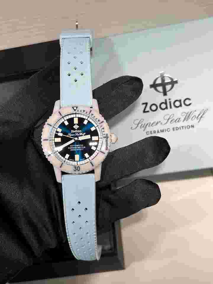 Zodiac Sea Wolf
ZO9590 Super Sea Wolf Ceramic Swiss Automatic Blue