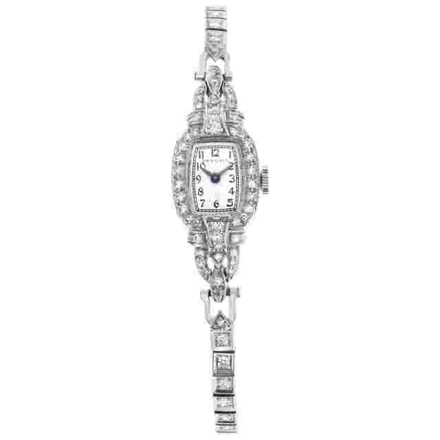 Hamilton
                           
                                 Cocktail 0 Platinum 14mm watch