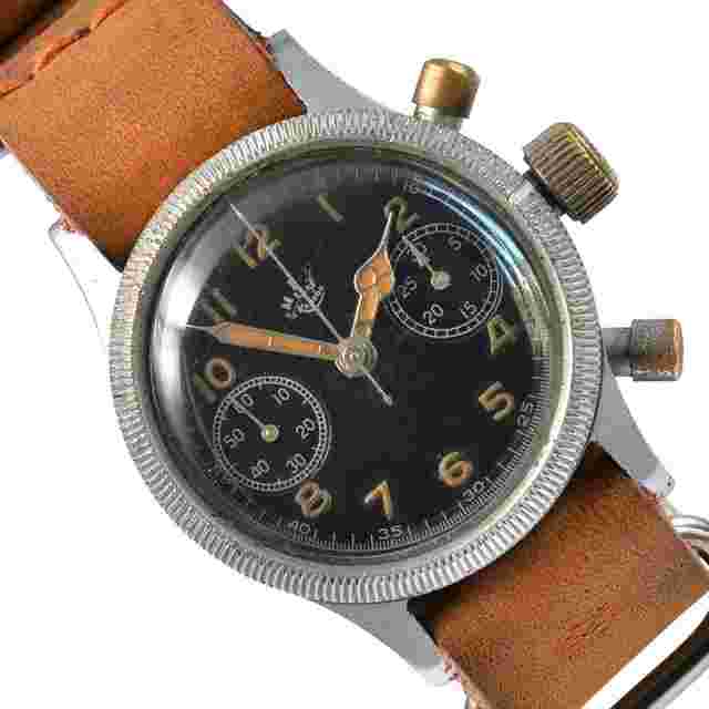 TUTIMA - GLASHÜTTE  Urofa 59 Manual winding 1945 Steel Very good 