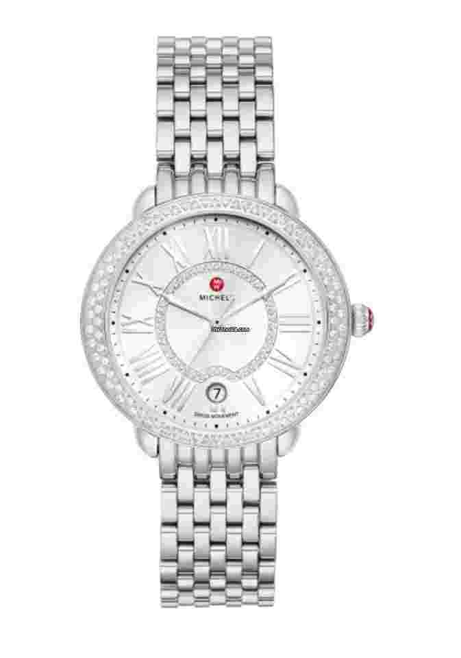 Michele Serein
                           
                                 MWW21B000143 Serein Mid Size Diamonds Steel 36 mm Quartz Women's Watch