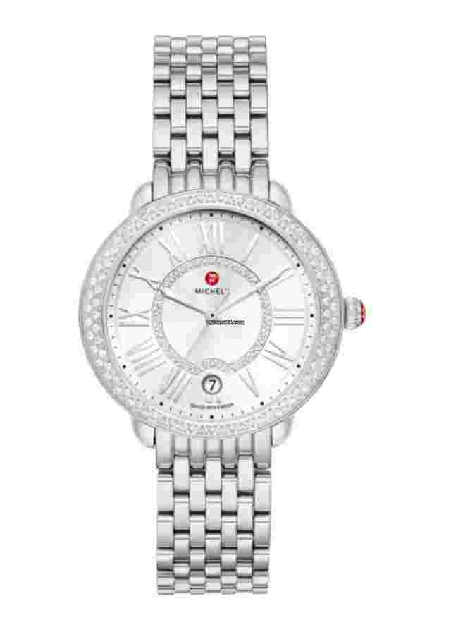 Michele Serein
                           
                                 MWW21B000143 Serein Mid Size Diamonds Steel 36 mm Quartz Women's Watch