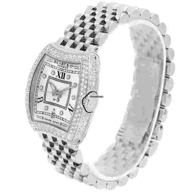 Bedat & Co Nº3
                           
                                 No. 3 White Diamond Dial Automatic Stainless Steel Ladies Watch 314.051.109