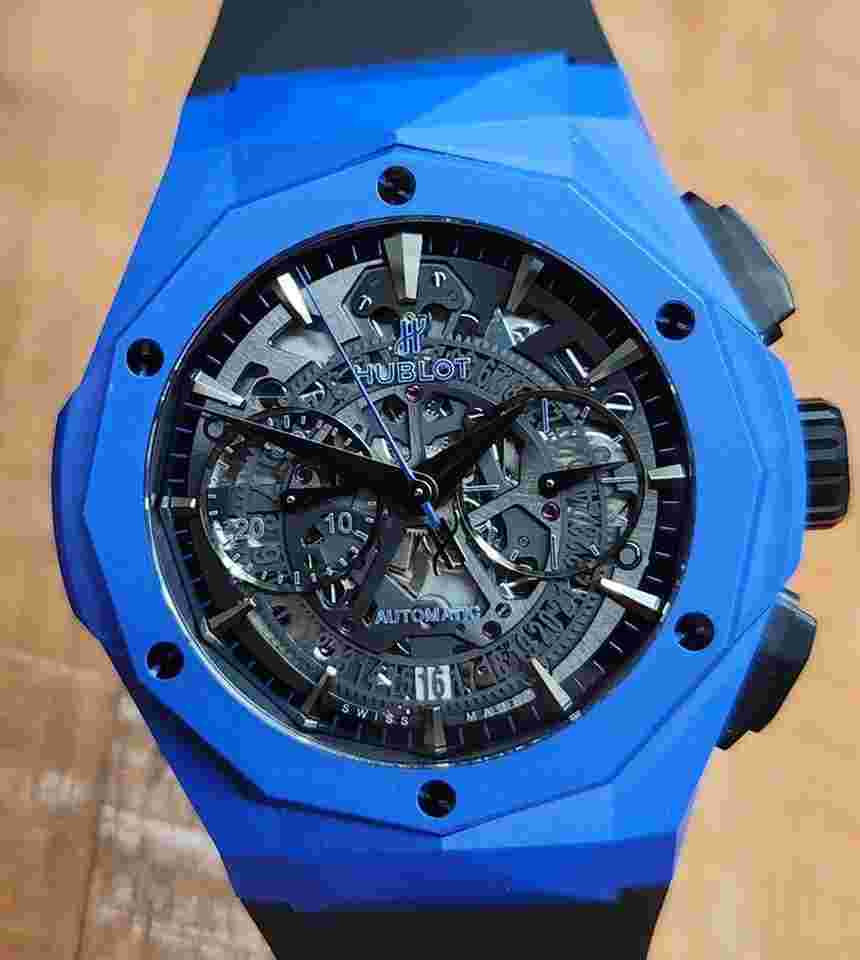 Hublot
                           
                                 Classic Fusion Aerofusion Orlinski Blue Ceramic Limited Edition Of 200 Pieces NEW UNWORN