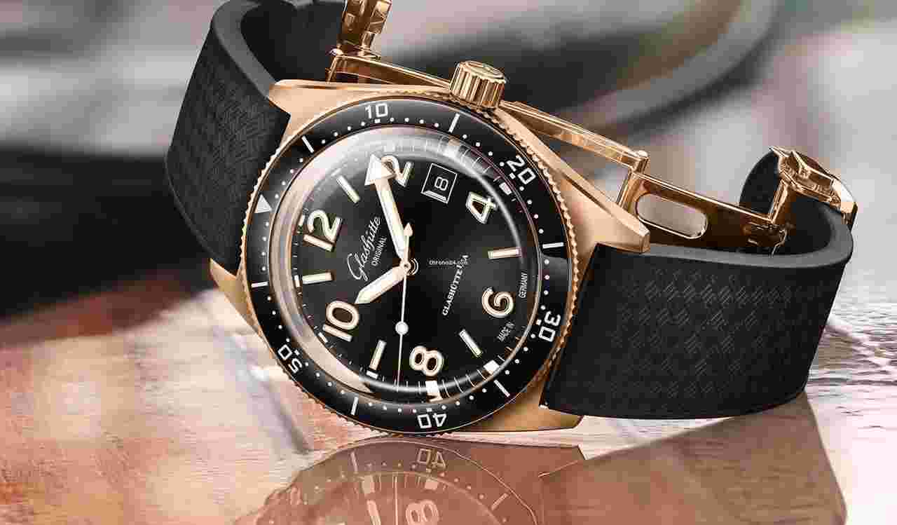 Glashütte Original SeaQ
Automatic 39.5mm Rose Gold & Deployant Buckle Mens Watch NEW UNWORN 1-39-11-17-91-33
