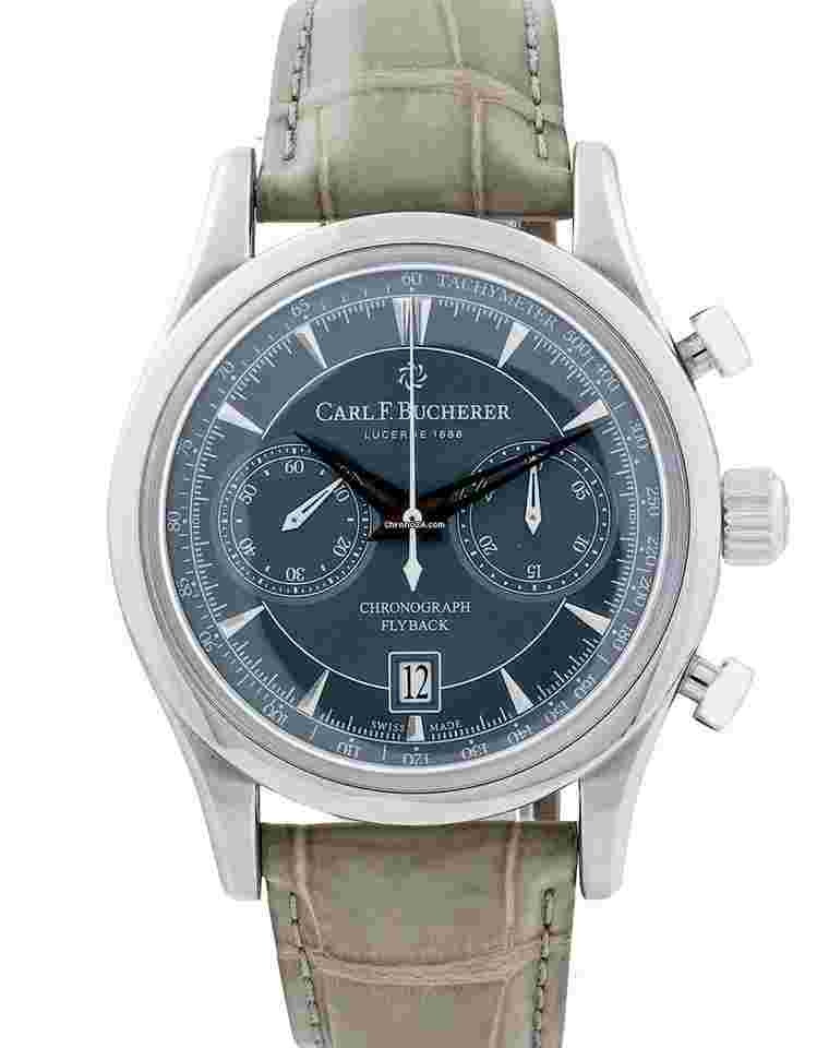 Carl F. Bucherer Manero
Flyback Blue Dial 43mm w Box