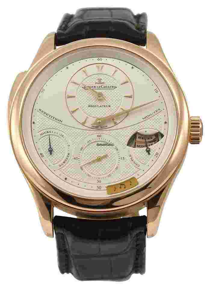 Jaeger-LeCoultre Master Grande Tradition
                           
                                 Minute Repeater in Rose Gold - Limited Edition of 30 pcs on Black Crocodile Leather Strap with Silver Dial