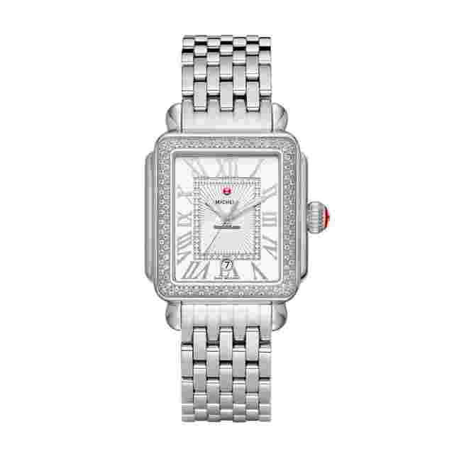 Michele Deco
                           
                                 MWW06T000163 Deco Madison 33 mm Steel Diamonds Quartz Women's Watch