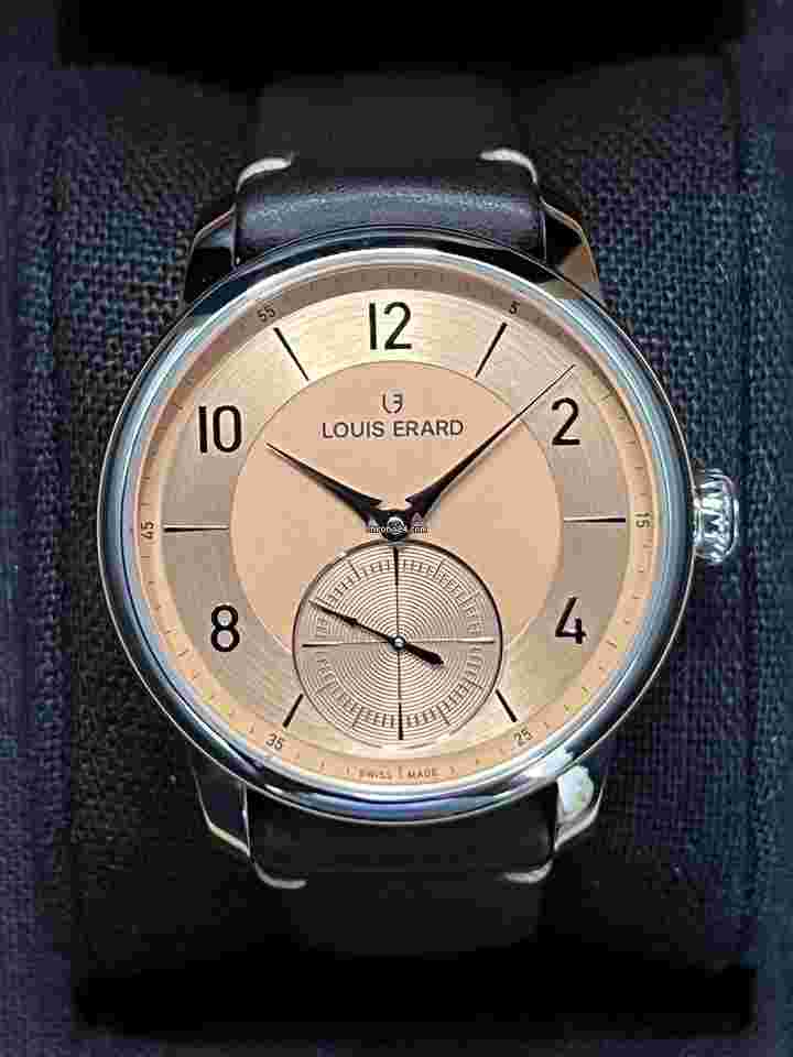 Louis Erard
Petite Seconde Terracotta Automatic Stainless Steel Leather Men's Watch 34238AA07.BVA26