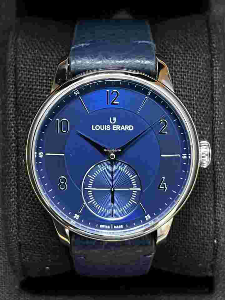Louis Erard
Petite Seconde Bleu Nuit 39mm Automatic Steel & Leather Strap Men's Watch 34248AA05.BVA134