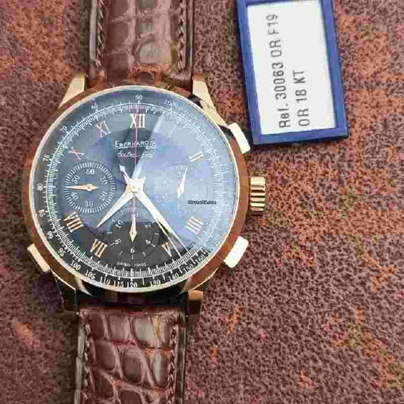 Eberhard & Co. Extra-Fort
                           
                                 Roue A Colonnes Extra-fort Rattrapante 41MM Rose Gold Automatic