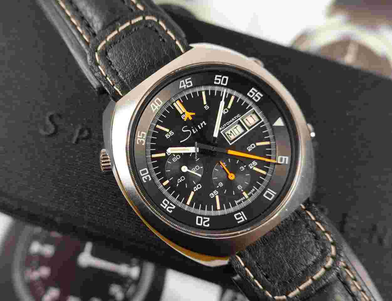 Sinn 140
44 mm 140 B Chronograph Automatik LEMANIA 5012 140B vintage SINN REVISION BOX Pre D1