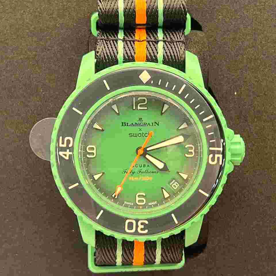 Swatch Scuba Fifty Fathoms
                           
                                 Blancpain Scuba Fifty Fathoms Indian Ocean