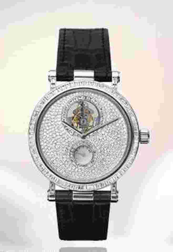Van Cleef & Arpels
Midnight Tourbillon Vendome 18K White Gold & Diamonds Unisex Watch