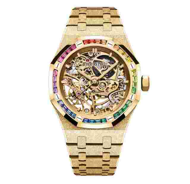 Audemars Piguet Royal Oak Double Balance Wheel Openworked Frosted Gold Double Balance Wheel 37MM
