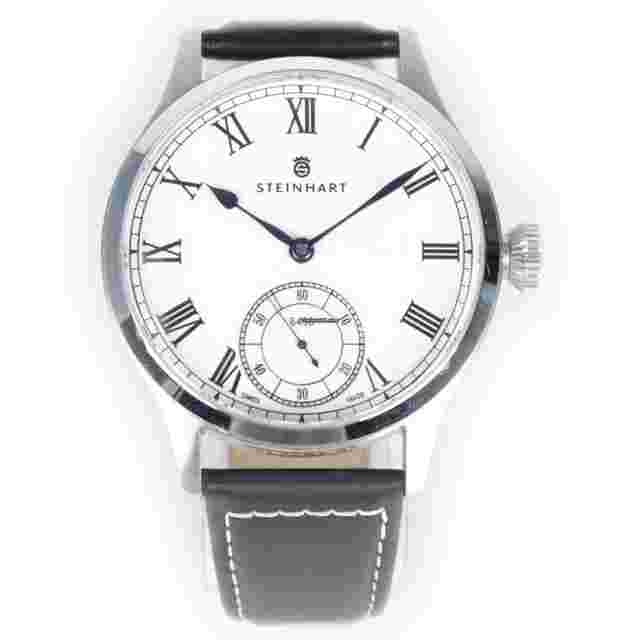 Steinhart
                           
                                 Marine Chronometer 44mm White Roman Handwinding Swiss Watch B 105-0307