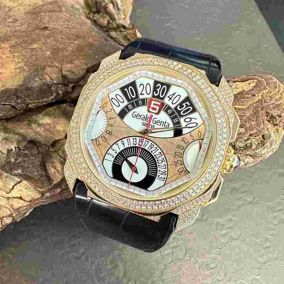 Gérald Genta Octo Chrono Quattro - UNIKAT - FULL SET 2008 - Ref. OQC.Z.50.581.CN.BD