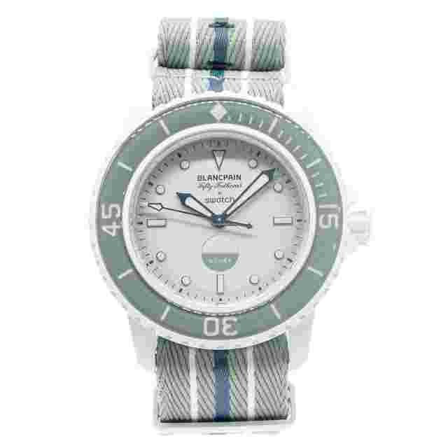 Swatch Scuba Fifty Fathoms
                           
                                 Blancpain Scuba Fifty Fathoms Antarctic Ocean