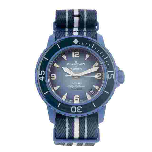Swatch Scuba Fifty Fathoms
                           
                                 Blancpain Scuba Fifty Fathoms Atlantic Ocean