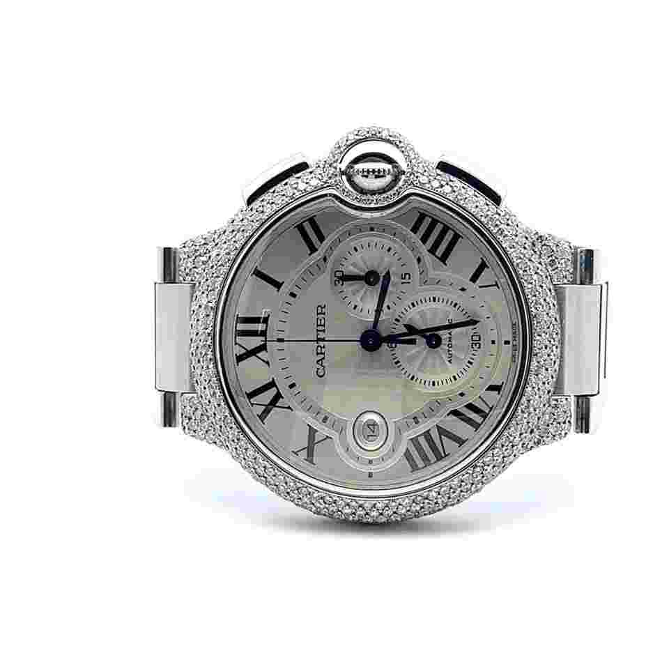 Cartier Ballon Bleu 44mm
                           
                                 XL Chrono Chronograph Automatic Diamonds