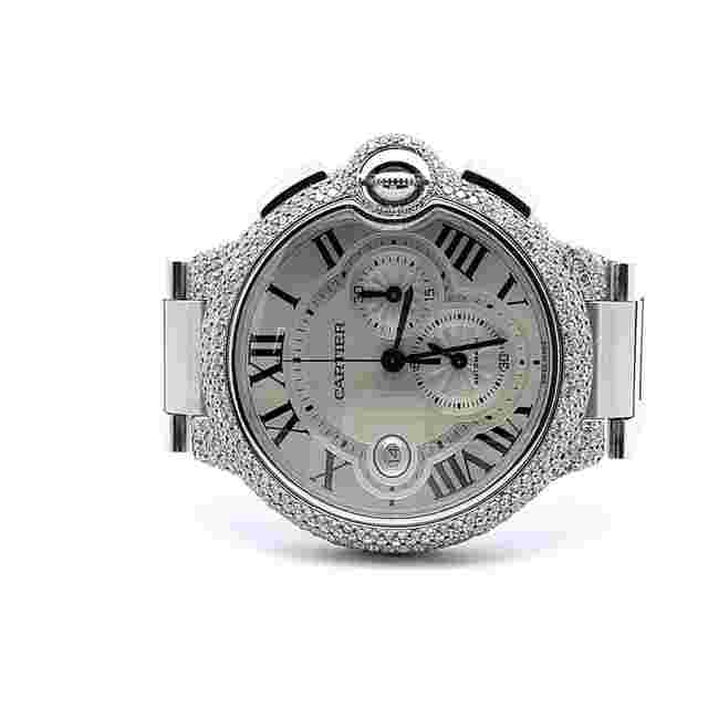 Cartier Ballon Bleu 44mm
                           
                                 XL Chrono Chronograph Automatic Diamonds