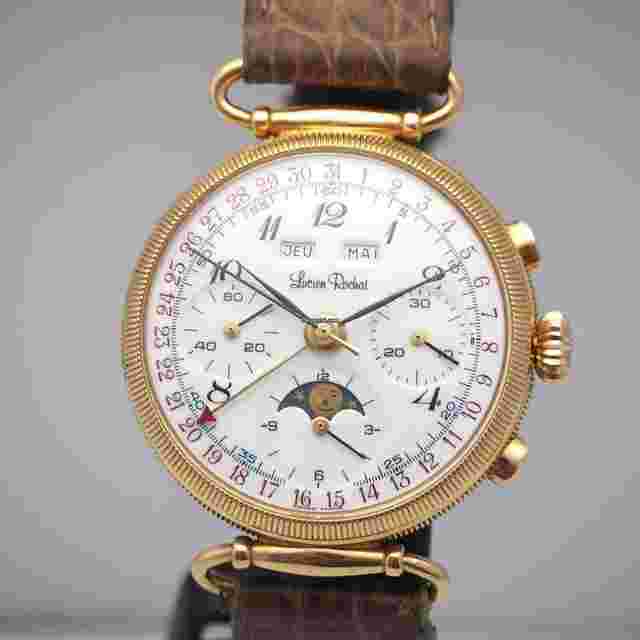 Lucien Rochat
                           
                                 Vollkalender Mondphase 18k Rosegold Valjoux 886