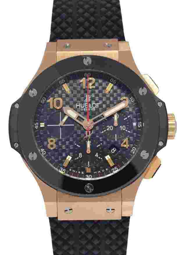 Hublot Big Bang 44 mm Rose Gold Ceramic Black Dial 44mm Watch B/P 301.PB.130.RX