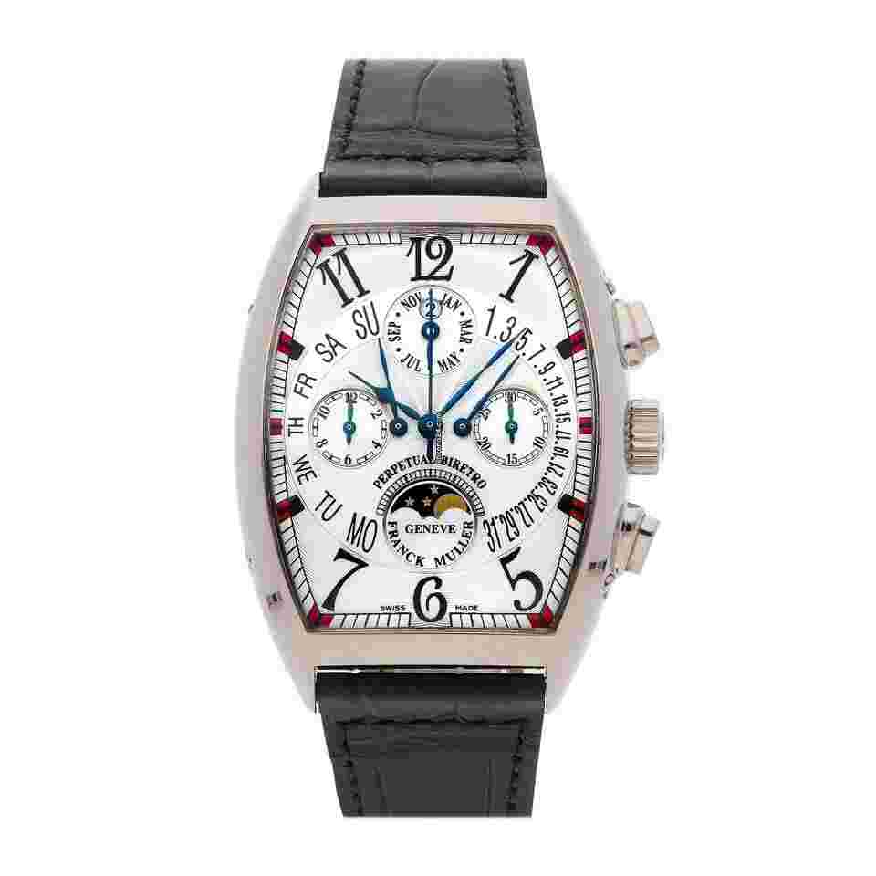 Franck Muller Cintrée Curvex
Quantieme Perpetual Calendar Bi-Retro 7850CCQPBBIRETRO